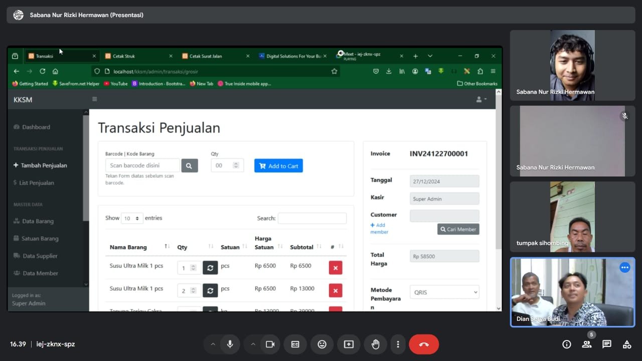 POS KKSM — Sistem Point of Sale Koperasi dengan Kredit Pemotongan Gaji