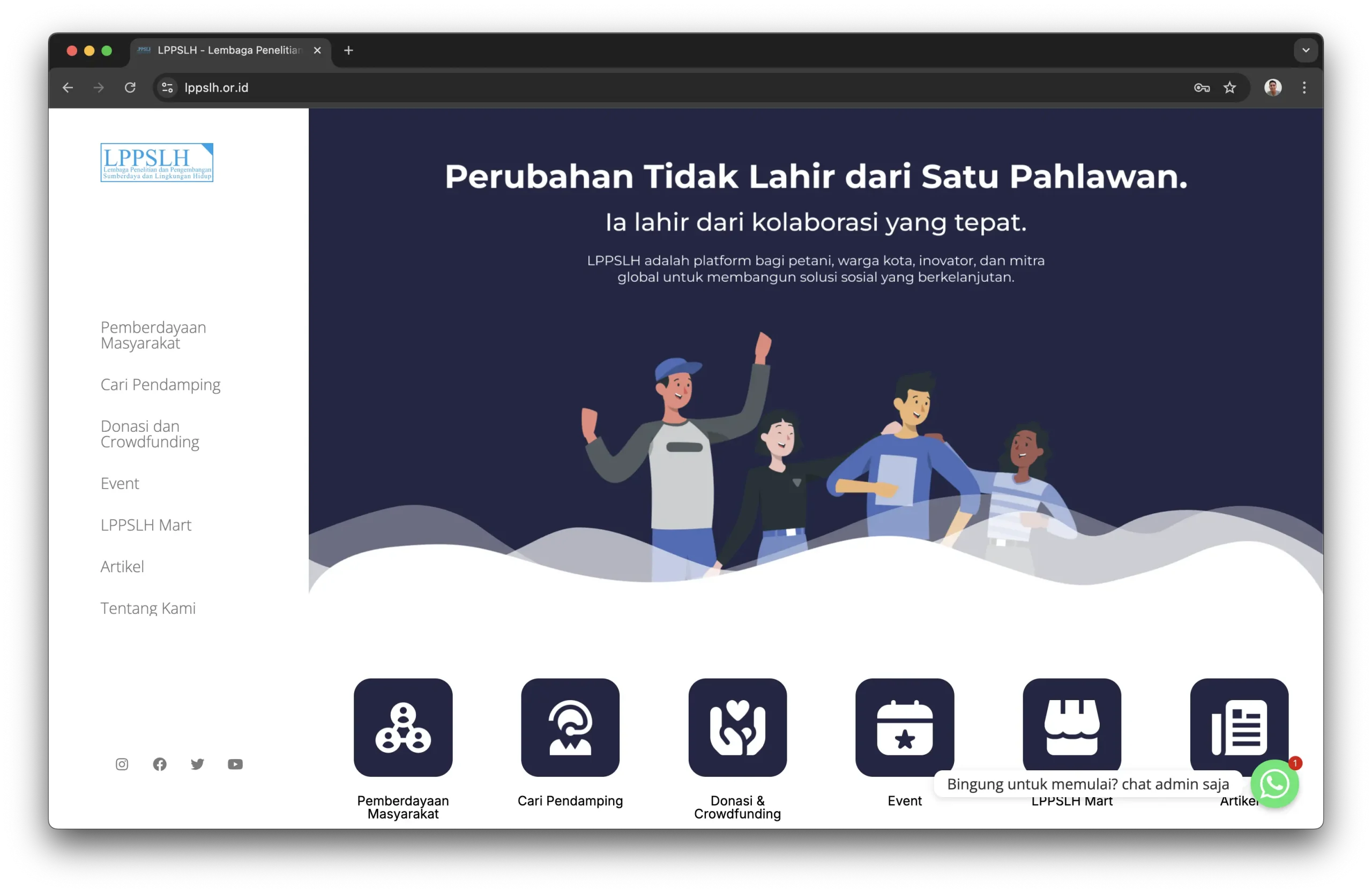 Redesign Web Company Profile LPPSLH v2