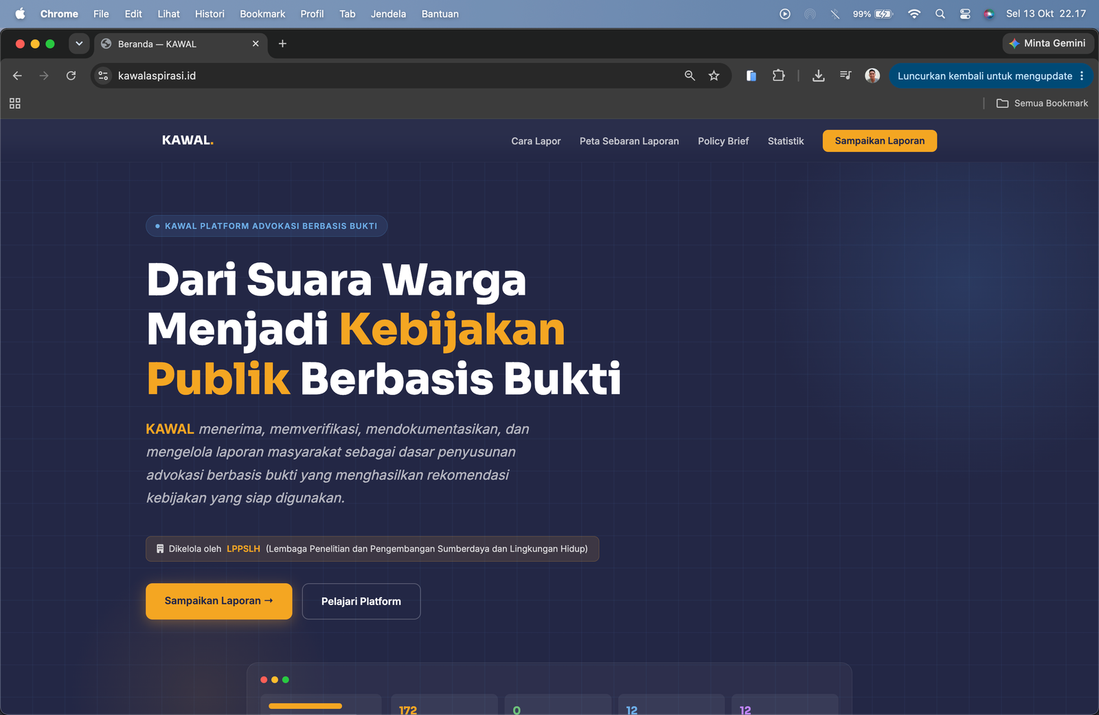 Kawal — Platform Pengaduan Masyarakat dengan AI & GIS