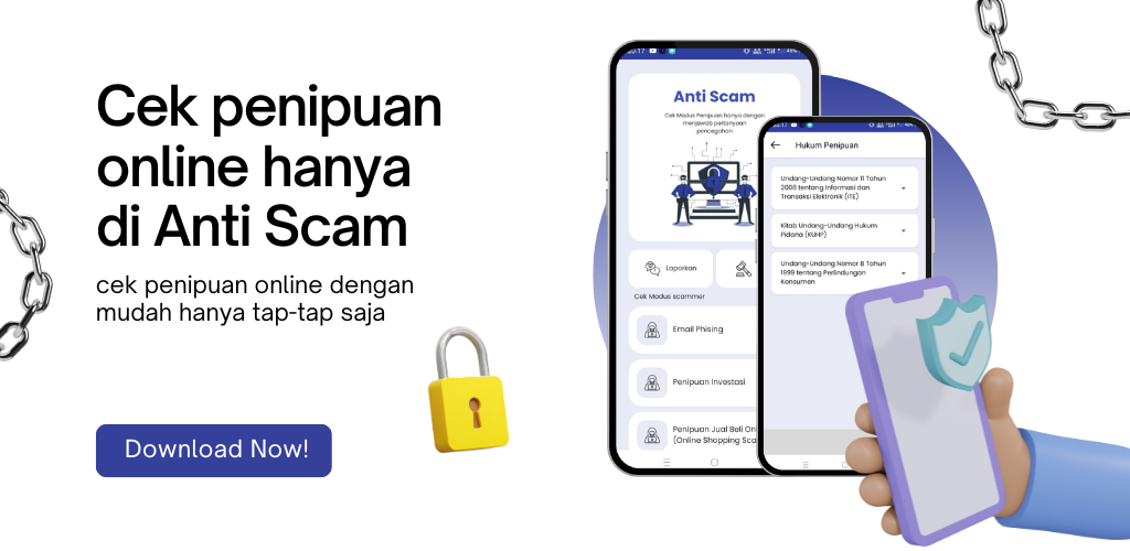 Anti Scam - Cek Penipu Online