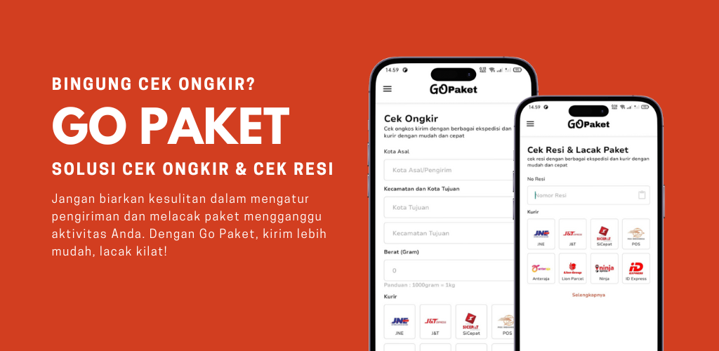Go Paket - Cek Ongkir & Resi
